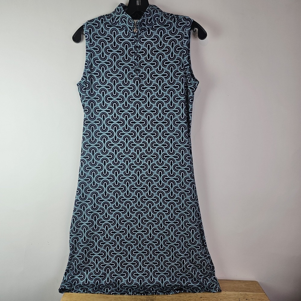 Daily Sports Blue S Floral Dress Golf Tennis Athletic Athleisure Summer Vaca‎
